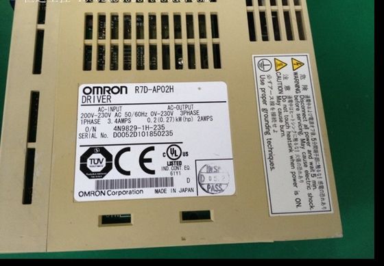Soporte del chasis de la carga 200 W de la fuente 1.6A 200V de la CA 200VAC de OMRON R7D-BP02HH Servo