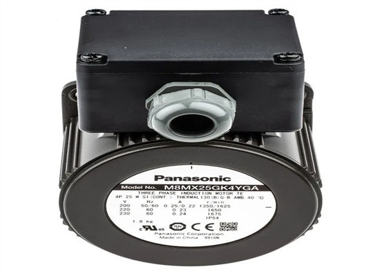 TIPO SELLADO trifásico EJE del CONECTOR del MOTOR de Panasonic M8MX25GK4YGA del PIÑÓN