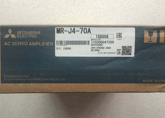 AMPLIFICADOR SERVO de la serie serva de la impulsión MR-J4-70A 1-Axis MELSERVO-J4 de la CA de Mitsubishi 750W