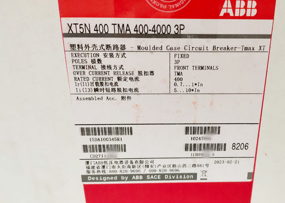 XT5N 400 TMA 400-4000 3p F F 1SDA100345R1 moldeó los disyuntores TMAX XT del caso