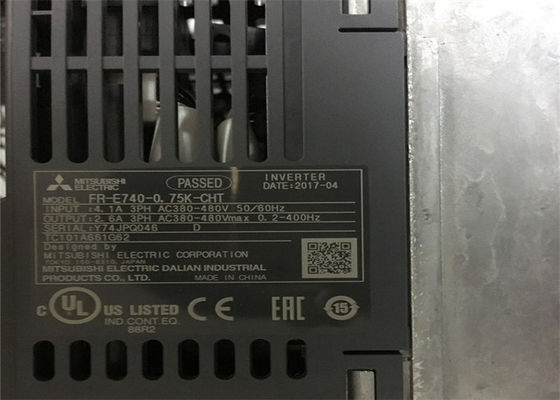 VOLTAJE CA PERMITIDO trifásico 380~480V del INVERSOR de la CA de MITSUBISHI FR-E740-0.75K-CHT 50HZ/60HZ