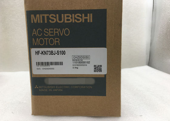Motor servo mínimo HF-KN73J-S100 del CE 0.75kw 14A 3000r/MITSUBISHI