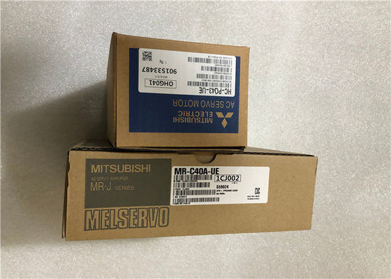 Impulsión serva industrial MR-C40A-UE de Mitsubishi 400W con el motor HC-PQ43-UE 4.5AMP 230V NUEVO
