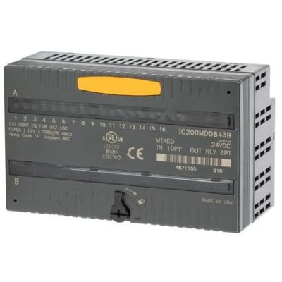 EL CONECTOR LOCAL DEL PORTADOR VERSAMAX DE LA ENTRADA-SALIDA DE GE IC200CHS003 DISEÑA EL TIPO INTEGRADO ORIENTACIÓN VERTICAL
