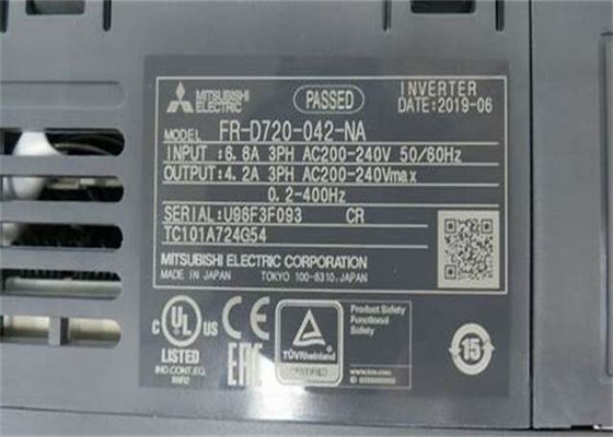 INVERSOR DE LA IMPULSIÓN DE MITSUBISHI FR-D720-042-NA 1 CA 50/60HZ DE LA FASE 200-240 V