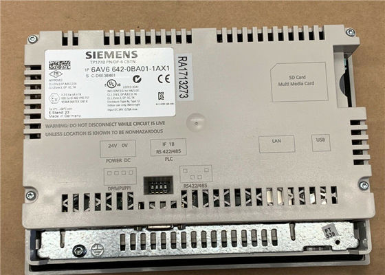 6AV6642-0BA01-1AX1 Siemens SIMATIC TP177B 6&quot; pantalla a color de PN/DP STN 256