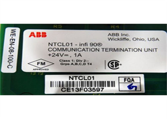 USO DEL ENLACE DE COMUNICACIONES DE LA UNIDAD DE LA TERMINACIÓN DE ABB NTCL01 CON INNIS01