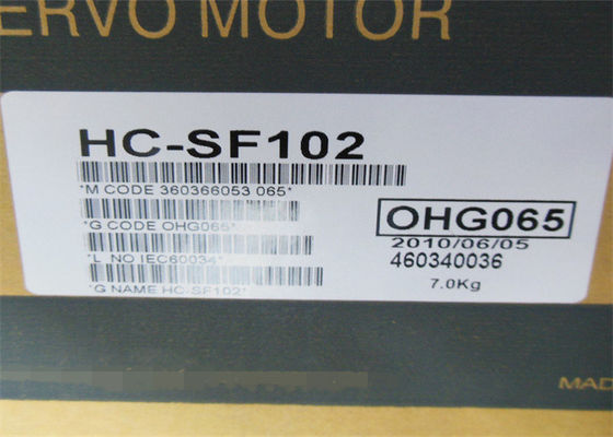 Motor servo de la CA del NUEVO del motor 1KW control industrial trifásico de Mitsubishi HC-SF102
