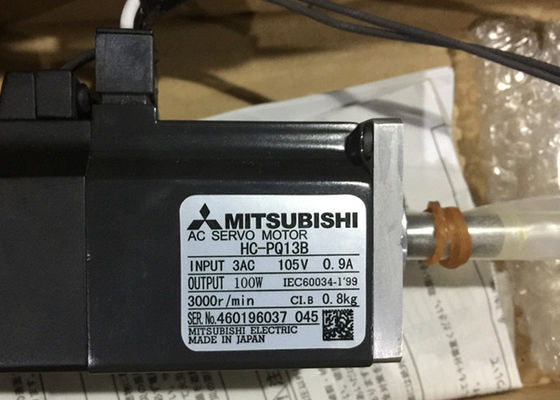 Motor servo HC-PQ13B de la CA de la nueva Melservo inercia ultrabaja 100W de Mitsubishi en existencia
