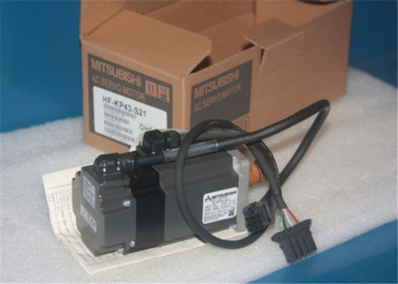 Velocidad industrial 3000RPM del motor servo HF-KP43-S21 102V de la CA 400W de Mitsubishi NUEVA en existencia