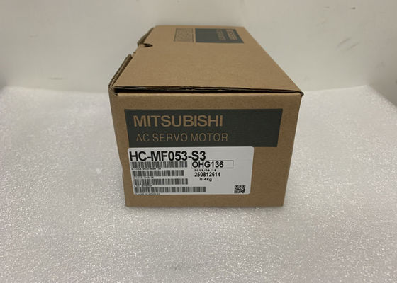 Pequeño poder 50W del motor servo HC-MF053-S3 de Mitsubishi motor eléctrico industrial del CNC de 3 FASES