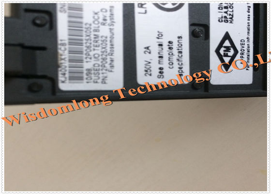 Bloque de terminales de la entrada-salida del módulo redundante KJ4001X1-CB1 12P0625X052 de la fuente de alimentación de DeltaV