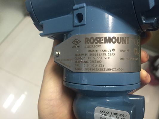 Transmisor de presión de Rosemount 3051 3051TG3A2B21BB4I1M5Q4 0-5516KPA