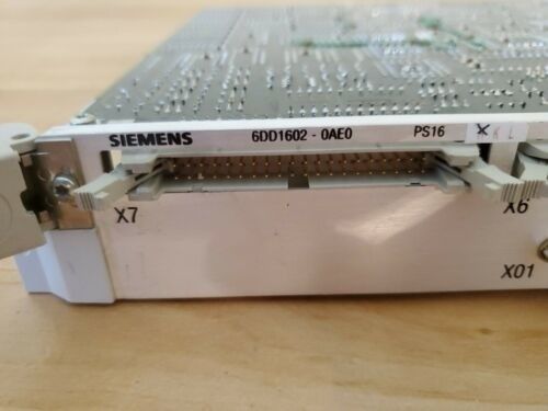 6DD1602-0AE0 Siemens Simadyn D Procesador módulo PLC Simatic PS16 12 meses de garantía