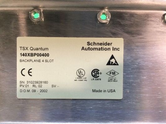 Tornillo de Modicon Quantum de la placa madre de la ranura de 140XBP00400 Schneider 4 para los módulos de la entrada-salida