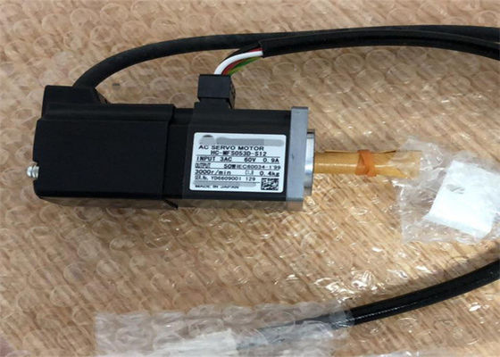 Original industrial del motor servo de la CA de Mitsubishi 50W 0.9A 51V HC-MFS053D-S12 nueva