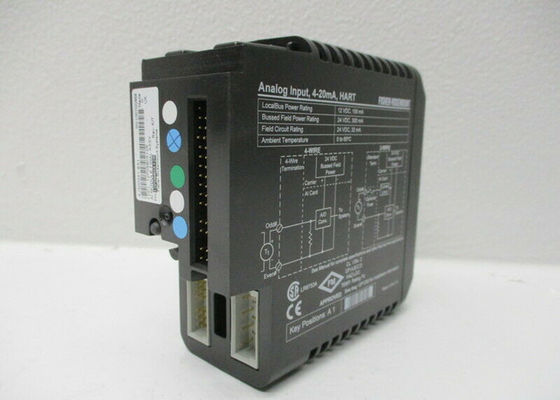 Módulo de fuente de alimentación redundante de Fisher Rosemount DeltaV KJ3002X1-BA1 4-20mA HART Input
