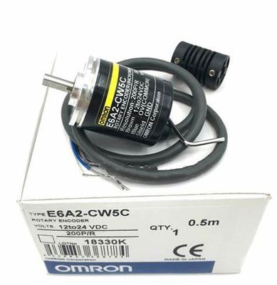 Resolución de Omron E6A2-C del diámetro externo de hasta 500 ppr de 25 milímetros 5VDC el −5% a 12V el +10%
