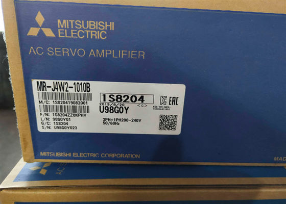 El servo industrial de MR-J4W2-1010B Mitsubishi conduce el amplificador servo MELSERVO J4