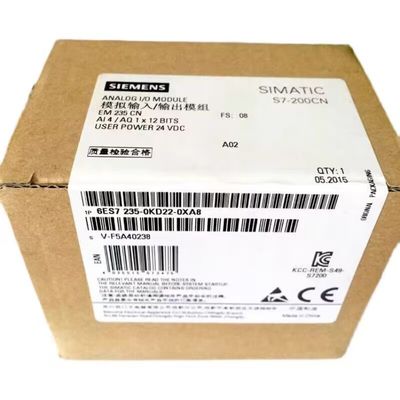 ANÁLOGO 4 AI 10 del MÓDULO de la entrada-salida de SIEMENS 6ES7235-0KD22-0XA8 VDC de +/--10 pedazo V DC 12