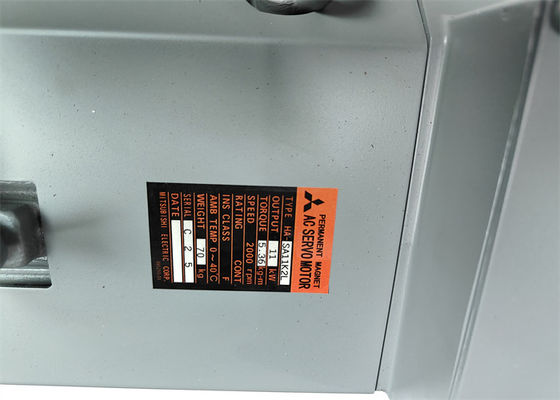 Motor servo industrial 2000r/min 11kW de la CA de HA-SA11K2L Mitsubishi