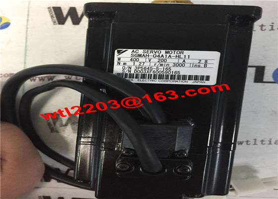 El motor de servicio industrial de corriente alterna de Yaskawa SGMAH-04A1A-HL11 400W 200V