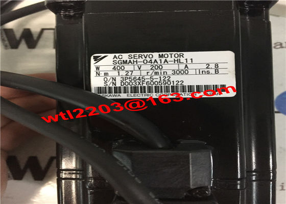 El motor de servicio industrial de corriente alterna de Yaskawa SGMAH-04A1A-HL11 400W 200V