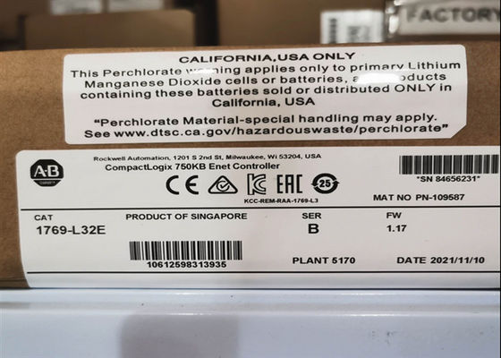 1769-L32E Digitaces yo regulador 1769 de AB Analog Output Module CompactLogix del módulo de O