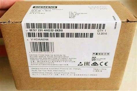 EL ANÁLOGO DEL MÓDULO DE LÓGICA DE SIEMENS 6ES7231-4HD32-0XB0 SIMATIC S7-1200 ENTRÓ SM 1231