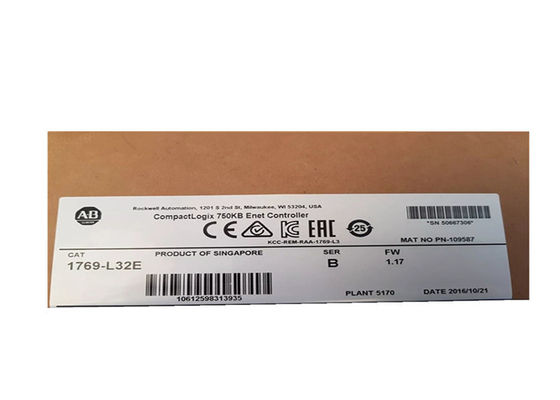 Regulador Module de ALLEN BRADLEY 1769-L32E CompactLogix 750KB Enet