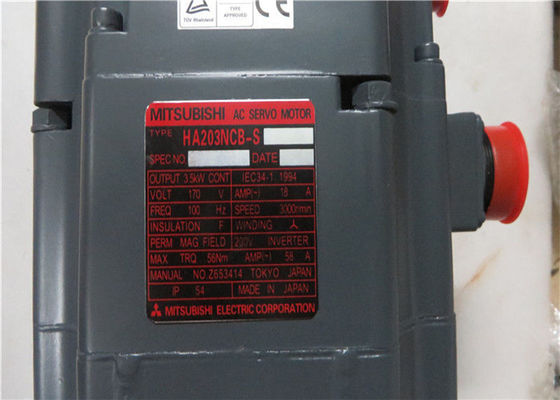 Motor servo industrial HA203NCB-S 170V 3000r/min de Mitsubishi 3.5KW NUEVO en existencia