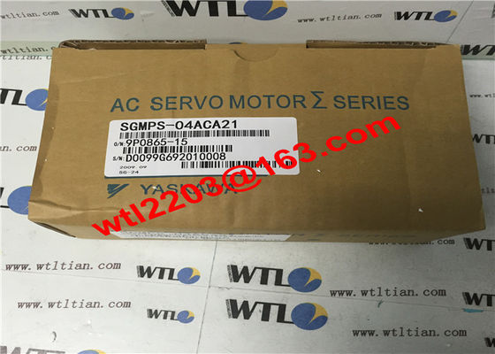 Motor servo industrial SGMPS-04ACA21 400W 200V de la CA de Yaskawa A ESTRENAR