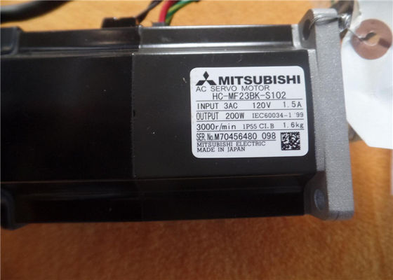 MOTOR SERVO de la CA de la serie HC-MF23BK-S102 de Mitsubishi Electric 200W 120V 1.5A HC-MF NUEVO