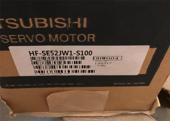 Motor servo HF-SE52JW1-S100 de la CA del poder medio 0.5KW de la inercia de MITSUBISHI NUEVO en existencia