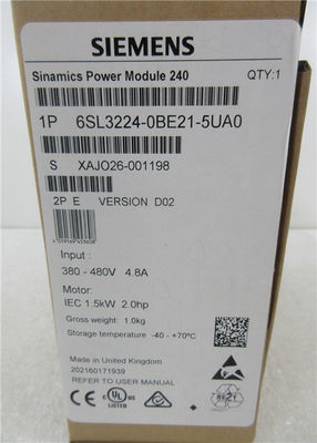 Inversor 3AC 380-480V 1.5KW de SIEMENS SINAMICS 6SL3224-0BE21-5UA0 G120