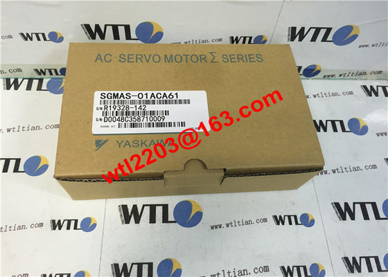 Motor servo industrial SGMAS-01ACA61 100W 200V de la CA de Yaskawa A ESTRENAR