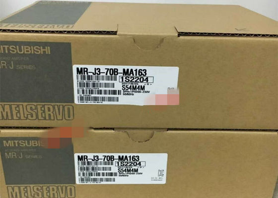 amplificador industrial servo de la impulsión MR-J3-70B-MA163 3.8A 200V 3PH del motor de 750W Mitsubishi