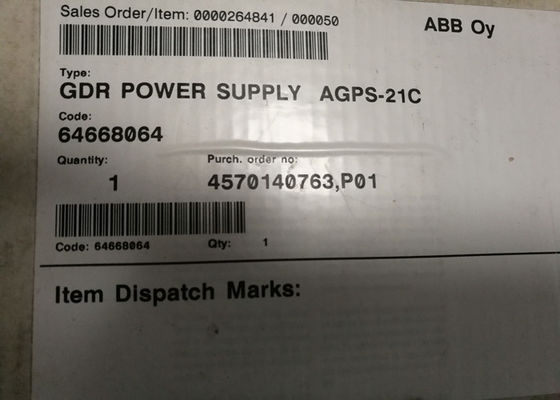 Tablero AGPS21C del PWB de la placa de circuito de control de ABB AGPS-21C Q950 ACS800 115/230 VAC