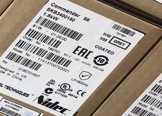 CA 3PH 3.8A de la impulsión 380-480V del inversor de comandante SK 1.5kW de las técnicas de control de Nidec SKB3400150