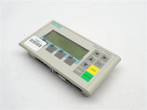 6AV6641-0AA11-0AX0 SIEMENS SIMATIC Panel de operador OP 73 3 LC Display gráficos con capacidad