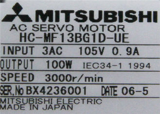 ENGRANAJE del MOTOR SERVO de la CA de HC-MF13BG1D-UE Mitsubishi 100W Industrail