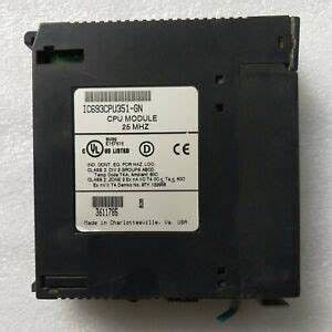 GE IC693CPU351 240K bytes para ingresar programas en el módulo 25 MHz 0°C –60 °C