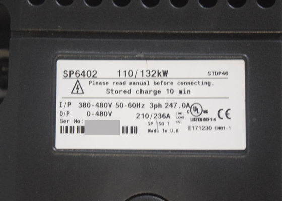 Nidec Control Techniques Unidrive SP6402 110/132kW Inversor 210A Servoaccionamiento industrial