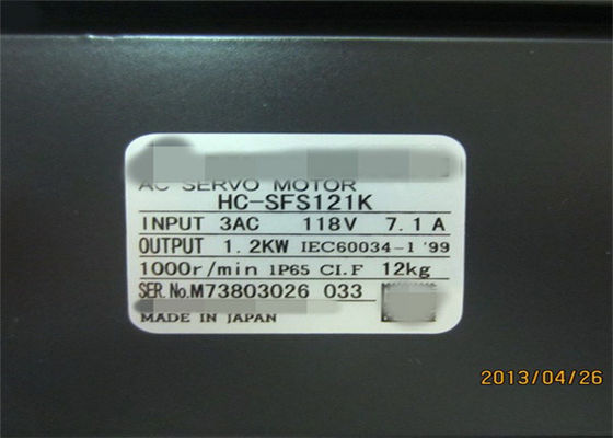 MITSUBISHI Melservo HC-SFS serie HC-SFS121 Motor de potencia de inercia media HC-SFS121K Japón