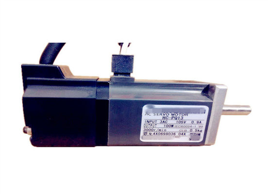 Motor servo ultrabajo HC-PQ13 de la inercia 100W de Mitsubishi Melservo nuevo en existencia