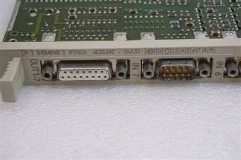Módulo contrario de 6ES5242-1AA32 SIEMENS SIMATIC S5, del IP 242A para la detección y proceso previo