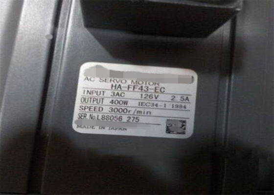 Motor servo HA-FF43-EC 400W 126V 2.5A 3000r/min de la CA de Mitsubishi MELSERVO