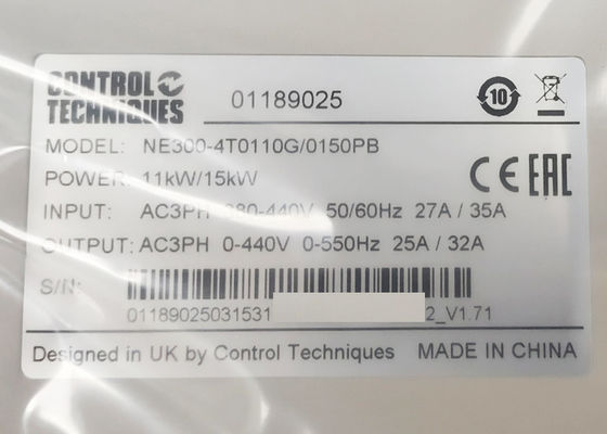 Impulsión variable 230-440VAC 50-60HZ de la CA de la velocidad de NE300-4T0110G/0150PB