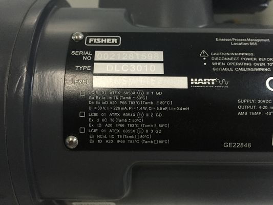 DLC3010 Fihser HART 249W Controlador de nivel digital 12 ~ 30V DC