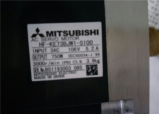 Mitsubishi 750W MR-E Super AC Servo motor HF-KE73BJW1-S100 nuevo en stock